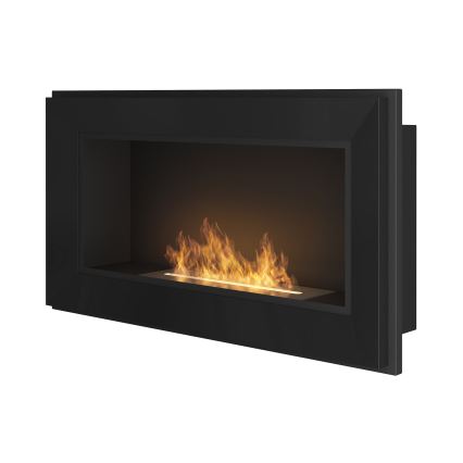 InFire - Cheminée encastrée BIO 49x90 cm 3kW noir