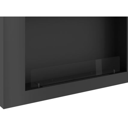 InFire - Cheminée murale BIO 100x56 cm 3kW noir