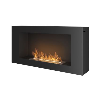 InFire - Cheminée murale BIO 44x91 cm 3 kW noir