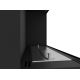 InFire - Hoek BIO-open haard 45x60 cm 3kW zwart