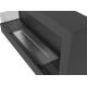 InFire - Hoek BIO-open haard 45x90 cm 3kW zwart