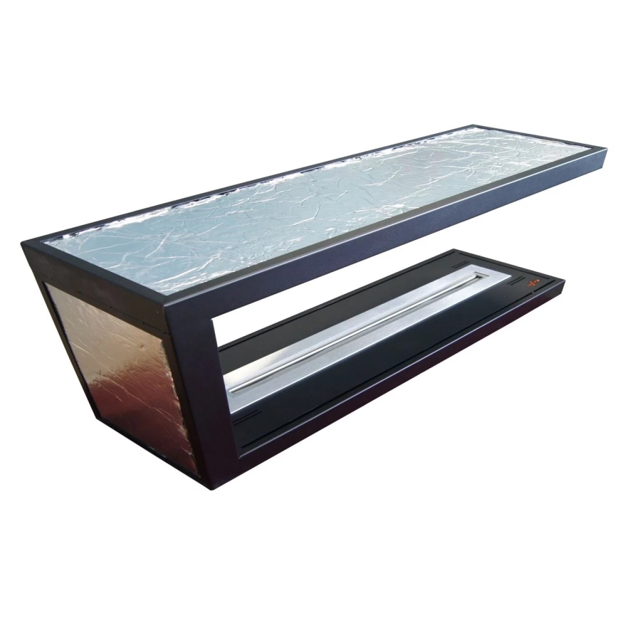 InFire - Hoekhaard BIO 100x50 cm 3kW bifaciaal
