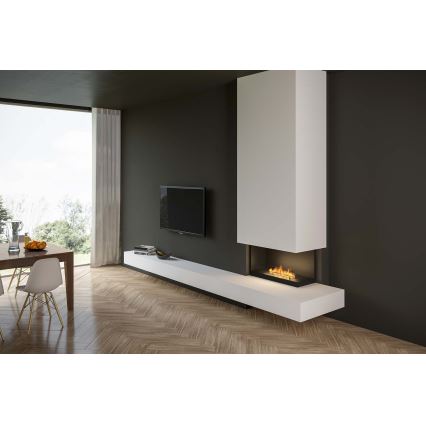 InFire - Hoekhaard BIO 80x45 cm 3,5kW zwart