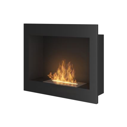 InFire - Inbouw BIO-open haard 49x60 cm 3kW zwart