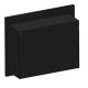 InFire - Inbouw BIO-open haard 49x60 cm 3kW zwart