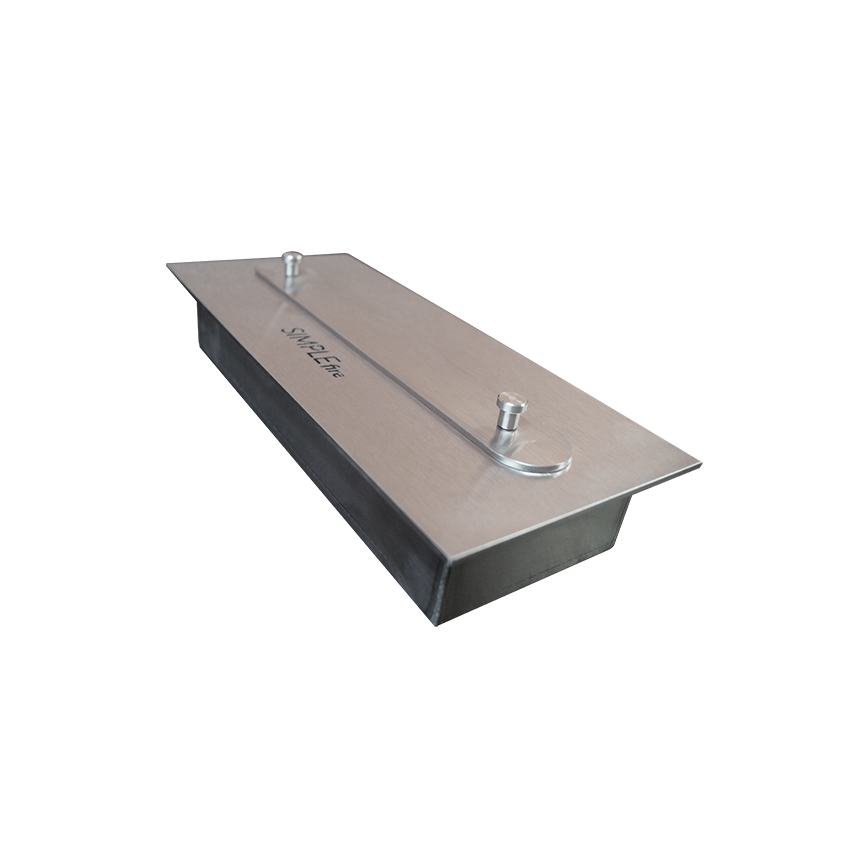 InFire - Inbouw BIO-open haard 49x60 cm 3kW zwart