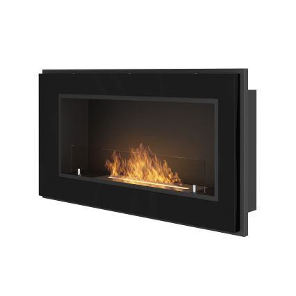 InFire - Inbouw BIO-open haard 49x90 cm 3kW zwart