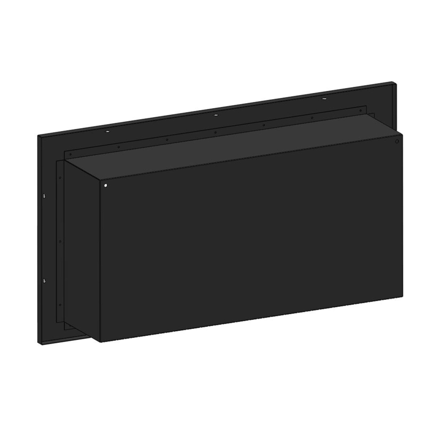 InFire - Inbouw BIO-open haard 49x90 cm 3kW zwart