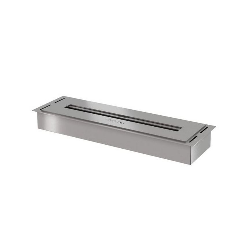 InFire - Inbouw BIO-open haard 5,5x50 cm 3kW mat chroom