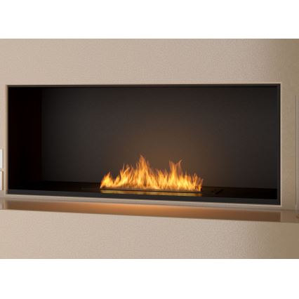 InFire - Inbouw BIO-open haard 7,5x60 cm 3,5kW zwart