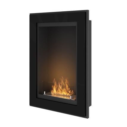 InFire - Inbouw BIO-open haard 79x55 cm 3kW zwart