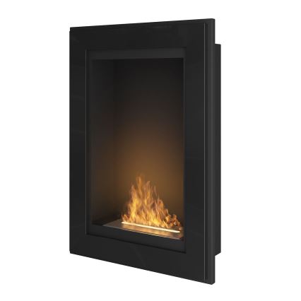 InFire - Inbouw BIO-open haard 79x55 cm 3kW zwart