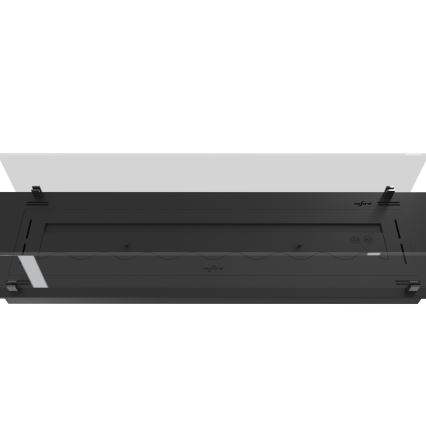 InFire - Inbouw BIO-open haard 8,5x100 cm 6kW zwart