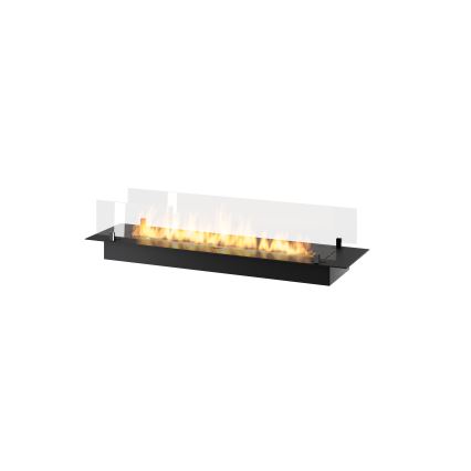InFire - Inbouw BIO-open haard 8,5x120 cm 6kW zwart