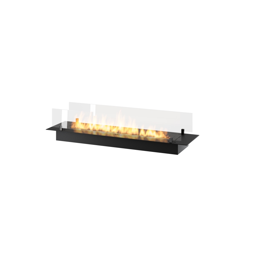 InFire - Inbouw BIO-open haard 8,5x120 cm 6kW zwart