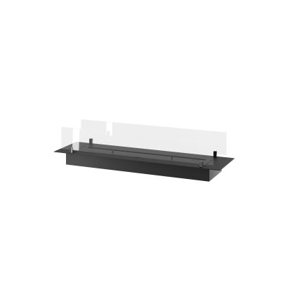 InFire - Inbouw BIO-open haard 8,5x120 cm 6kW zwart