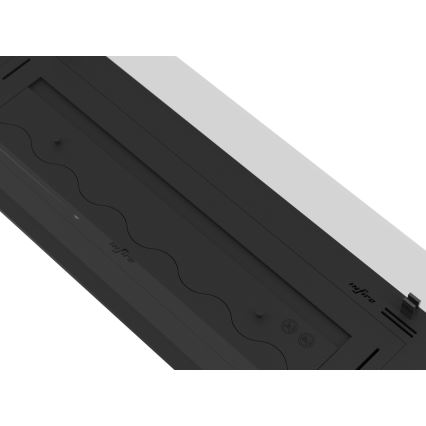 InFire - Inbouw BIO-open haard 8,5x120 cm 6kW zwart