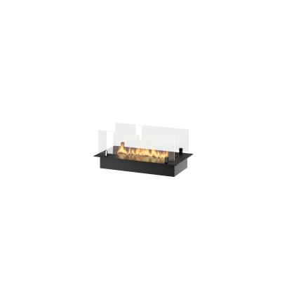 InFire - Inbouw BIO-open haard 8,5x60 cm 3,5kW zwart