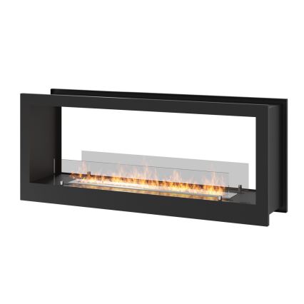 InFire - Inbouwhaard BIO 120x50 cm 3kW tweezijdig