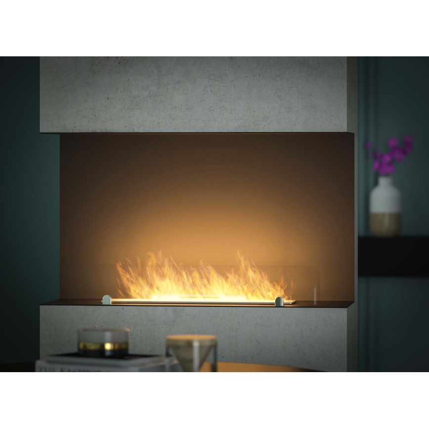 InFire - Inbouwhaard BIO 80x45 cm 3kW zwart
