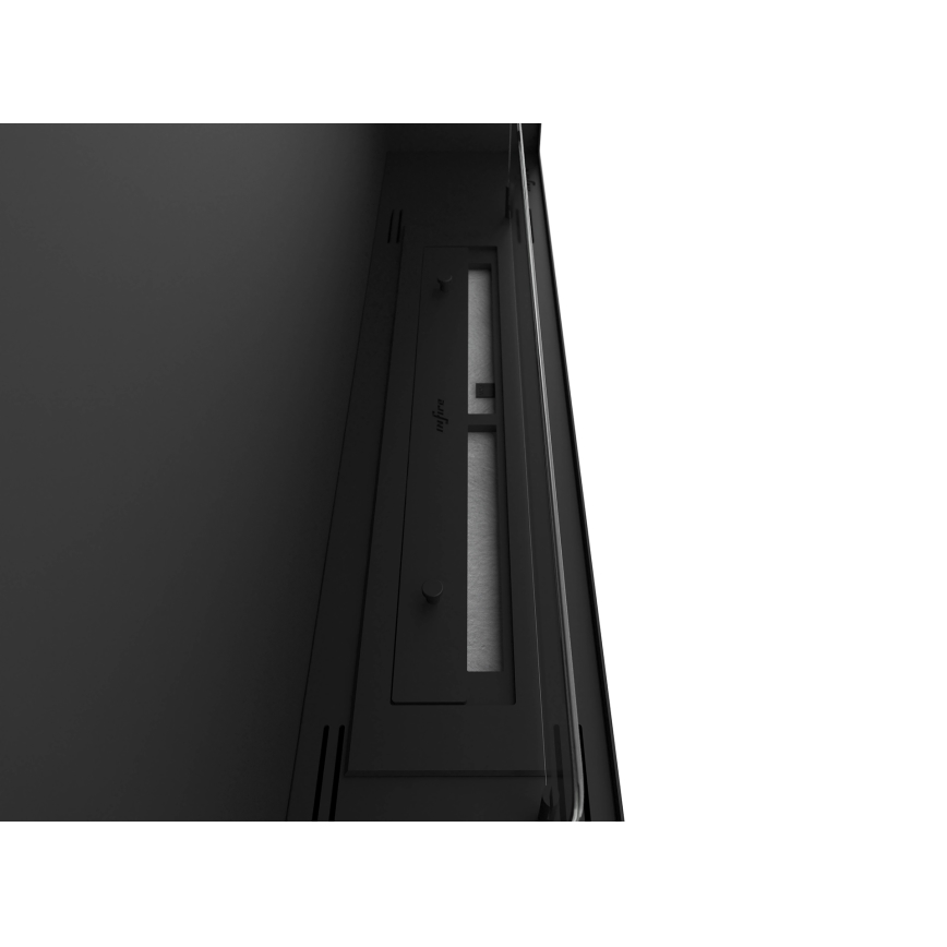 InFire - Inbouwhaard BIO 90x50 cm 3kW zwart