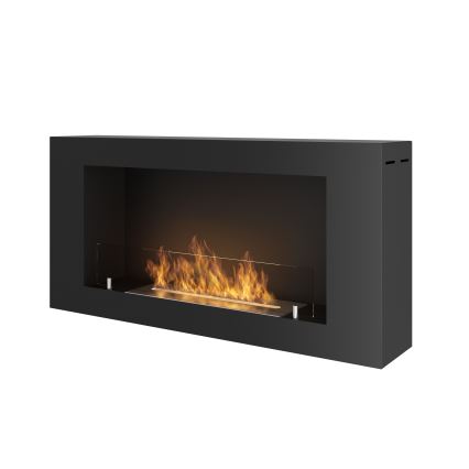 InFire - Muur BIO-open haard 44x91 cm 3kW zwart