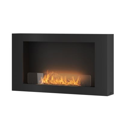 InFire - Wandhaard BIO 100x56 cm 3kW zwart