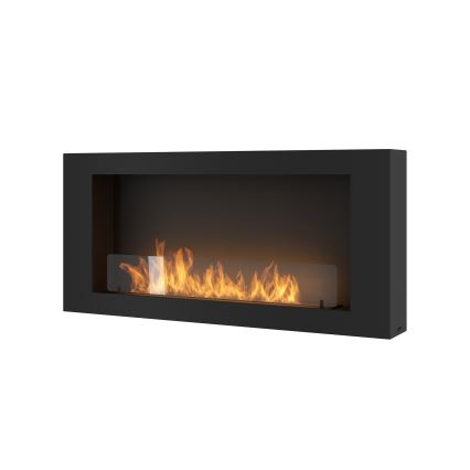 InFire - Wandhaard BIO 120x56 cm 3kW zwart