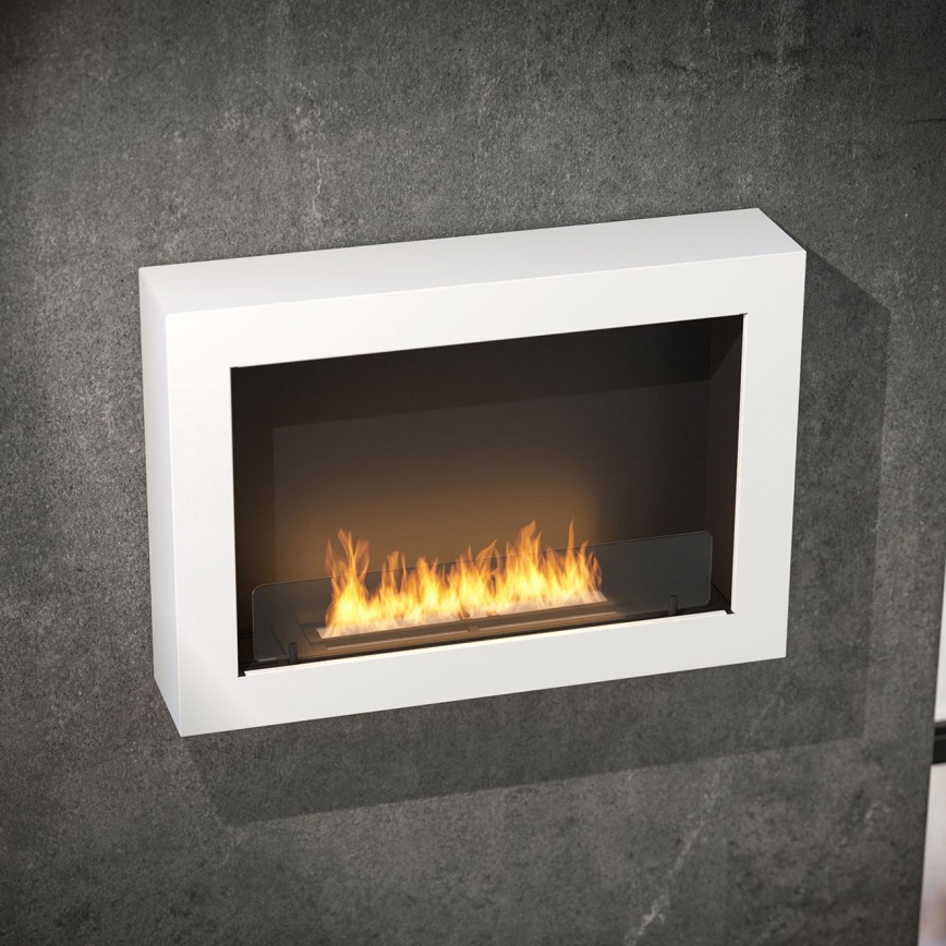 InFire - Wandhaard BIO 80x56 cm 3kW wit