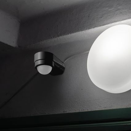 Infrarood bewegingssensor voor buiten 240° 600W/230V IP65 zwart