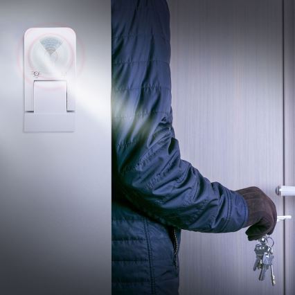 Infrarood bewegingssensor voor buiten 360° 1000W/230V IP65 wit
