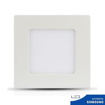 Ingebouwde LED Lamp SAMSUNG CHIP LED/12W/230V 6400K vierkant