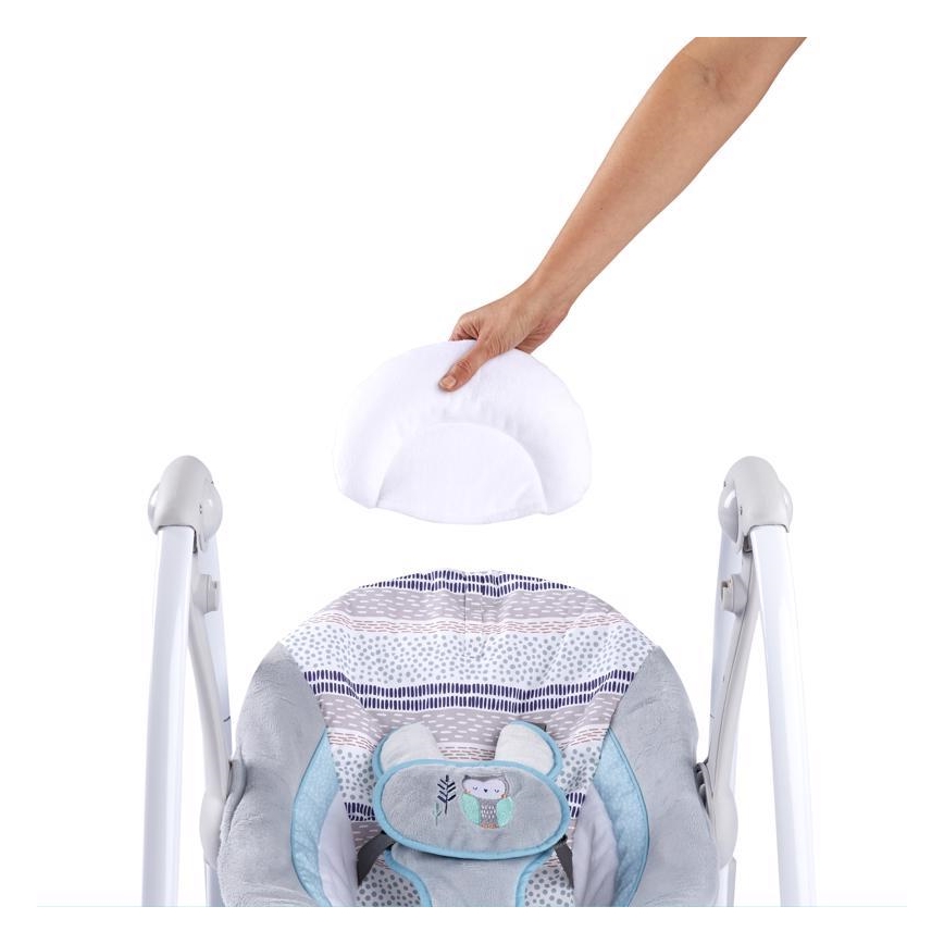 Ingéniosité - Balançoire pour bébé avec adaptateur et mélodie ABERNATHY