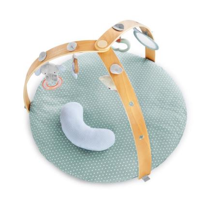 Ingenuity - Baby speeldeken LOAMY mint/grijs