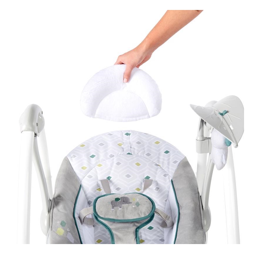 Ingenuity - Baby vibrerende schommel met melodie 2in1 NASH 4xLR20
