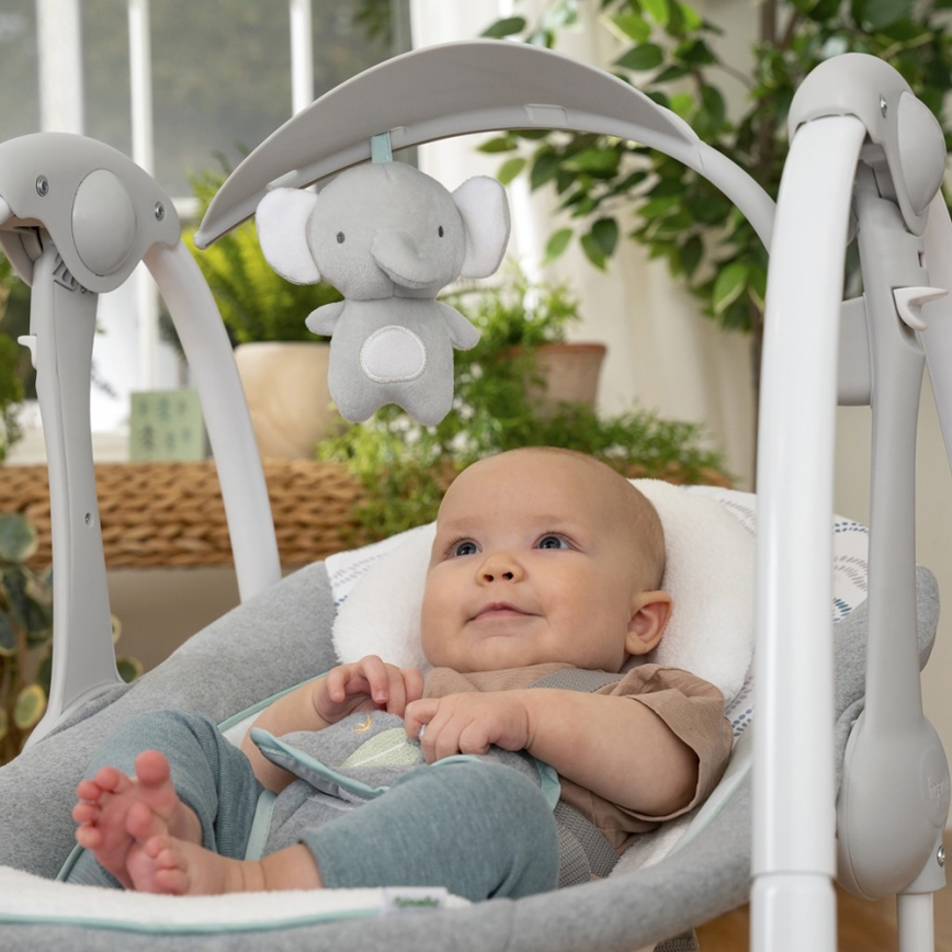 Ingenuity - Baby vibrerende schommel met melodie 2in1 SWELL 4xD + 1xC
