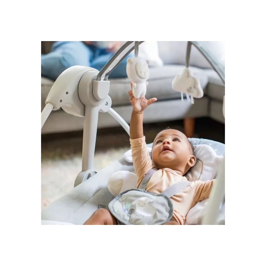 Ingenuity - Kinderen schommel met een melodie CUDDLE LAMB 4xLR14