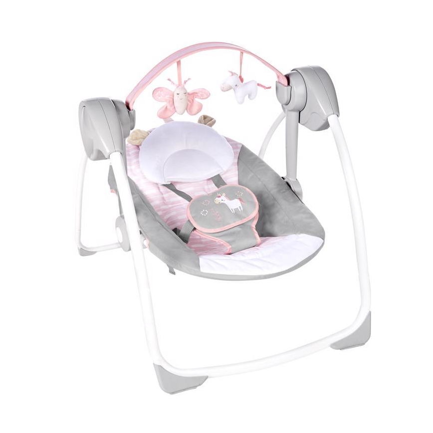 Ingenuity - Kinderen schommel met een melodie FLORA THE UNICORN 4xLR14