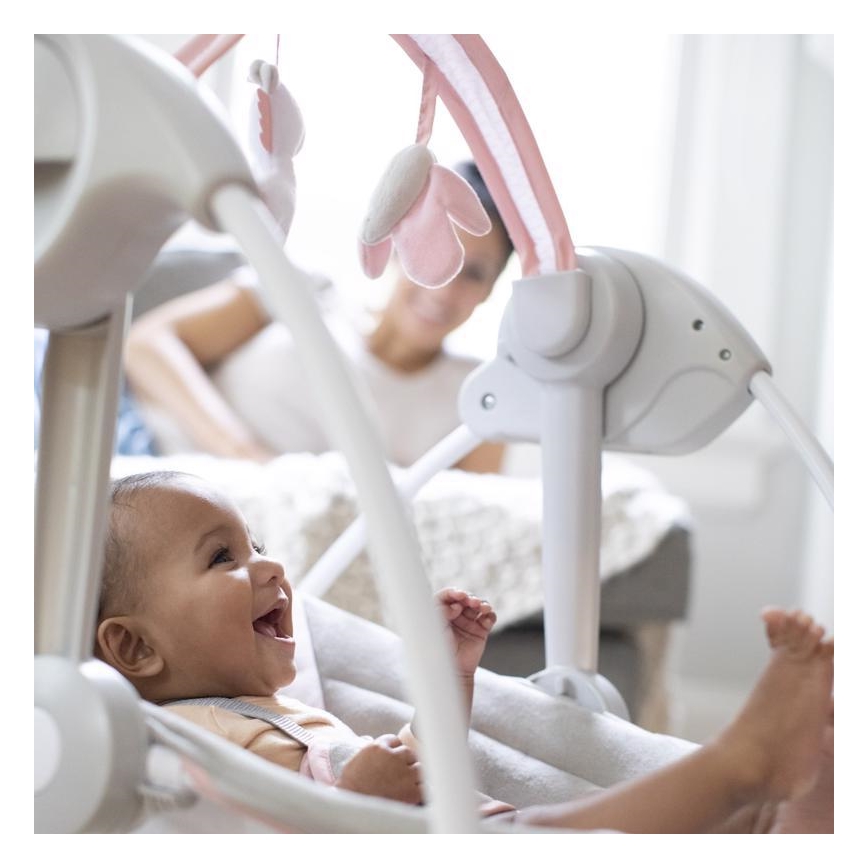 Ingenuity - Kinderen schommel met een melodie FLORA THE UNICORN 4xLR14