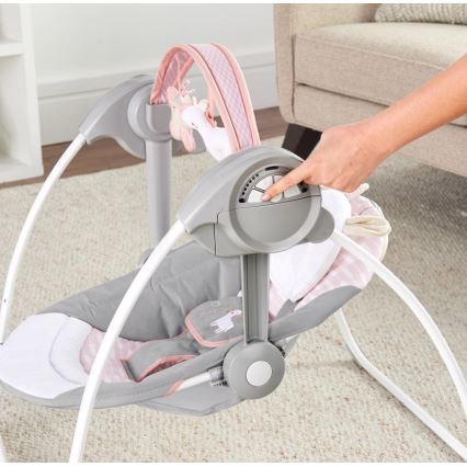 Ingenuity - Kinderen schommel met een melodie FLORA THE UNICORN 4xLR14