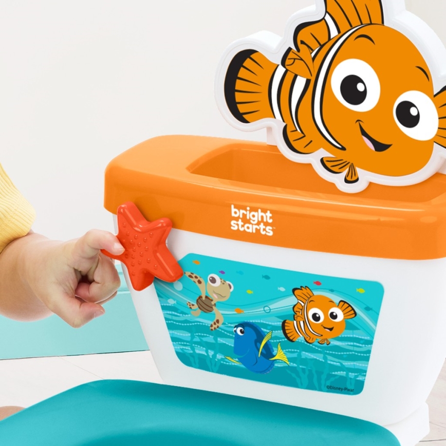 Ingenuity - Kindertoilet met geluid MY SIZE Finding Nemo 2xAAA