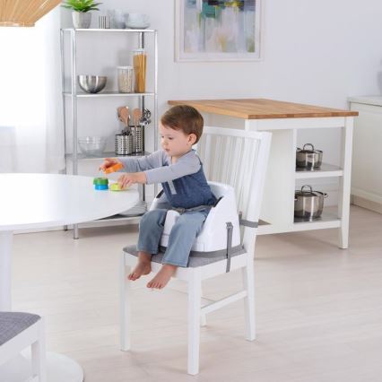 Ingenuity - Rehausseur pour table à manger 2en1 BABY BASE gris