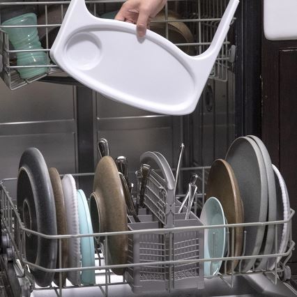 Ingenuity - Rehausseur pour table à manger 2en1 BABY BASE gris