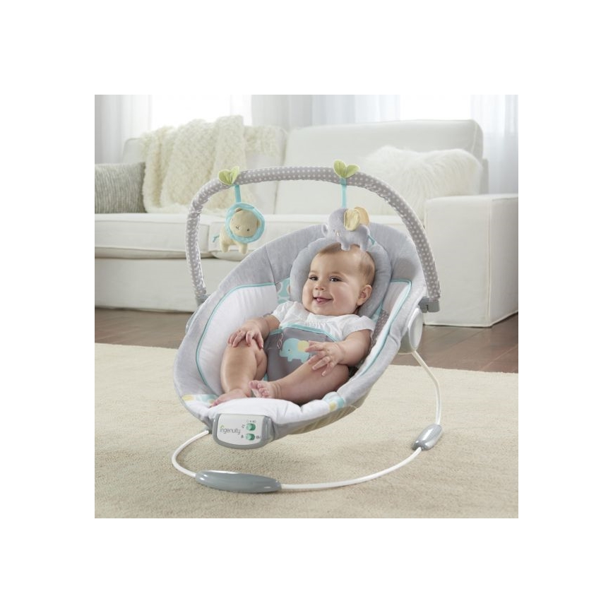 Ingenuity - Transat bébé vibrant avec mélodie MORRISON 3xC