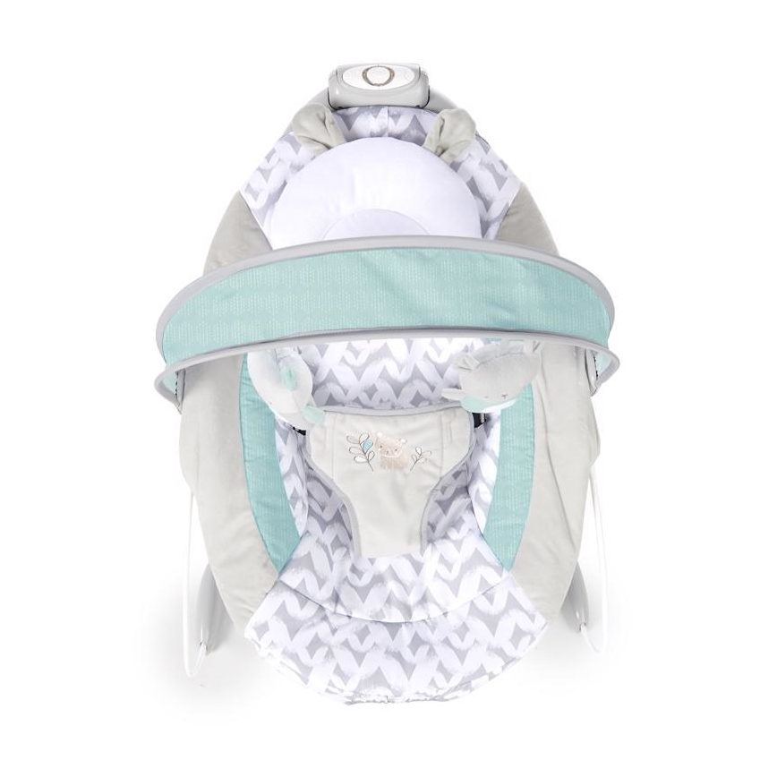 Ingenuity - Vibrerend wipstoeltje voor baby's met een melodie RAYLAN 3xLR14