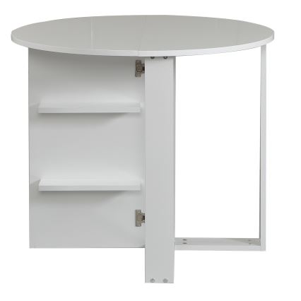 Inklapbare Tafel MIDDLE 77x90 cm wit