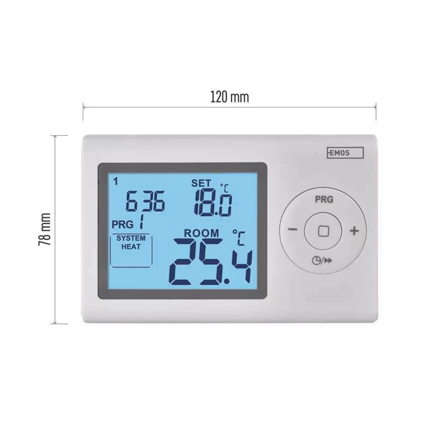 Instelbare thermostaat 2xAAA