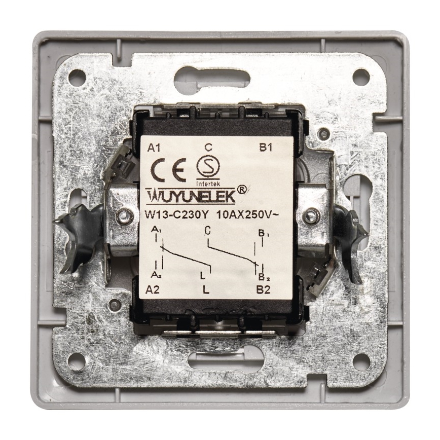 Interrupteur domestique va-et-vient 250V/10A