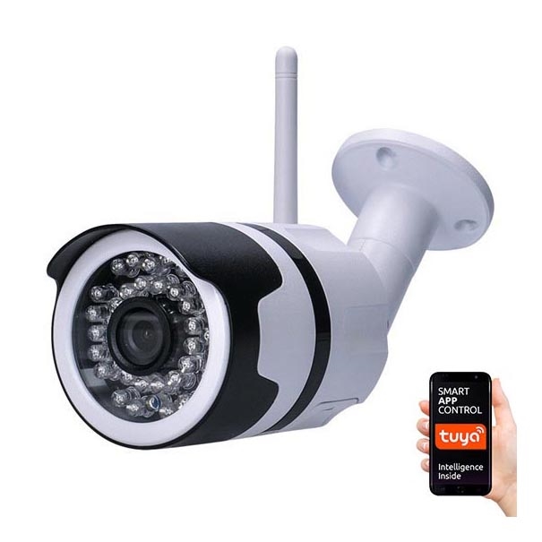 IP-buitencamera met sensor 12V/FULL HD IP65 Wi-Fi Tuya