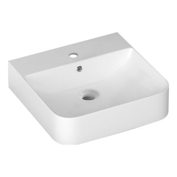 Isvea - Lavabo à poser/à suspendre SOTT AQUA 50x50 cm céramique/blanc